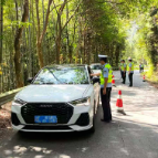 汤溪派出所联合市交警开展道路交通违法专项联合执法行动