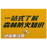 图解｜一站式了解森林防火知识