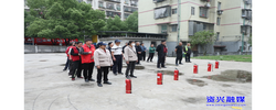 唐洞街道：消防演练进小区  