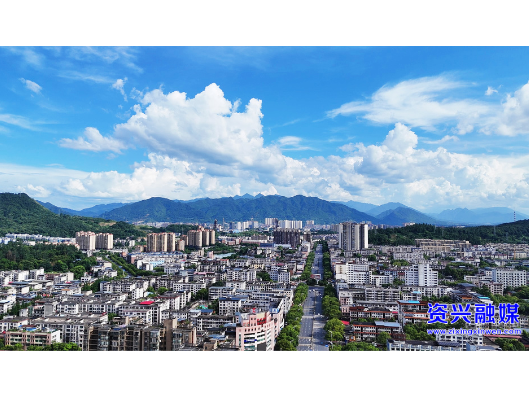 资兴晴好天气绘就“高清壁纸”式生态画卷