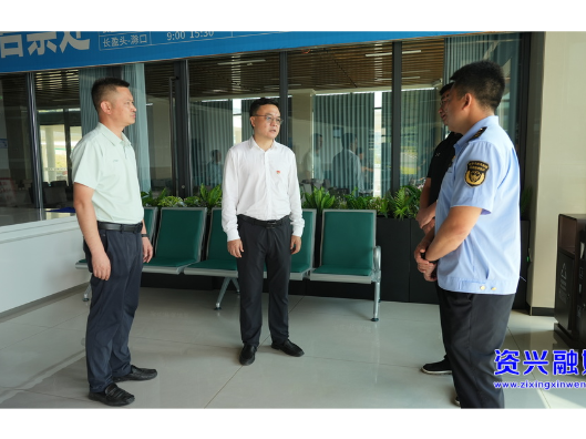覃志名督导检查国庆节前安全生产工作