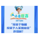 “投资于物和投资于人紧密结合”咋理解？