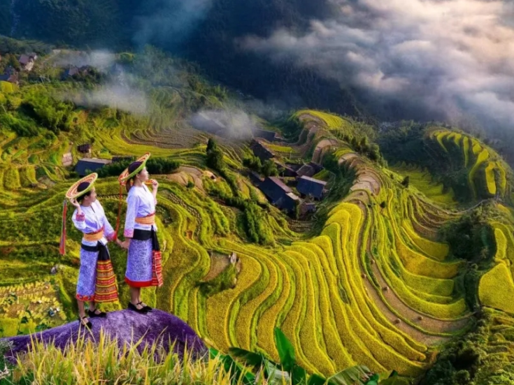 云上花瑶，国庆有约——赏金色梯田，听呜哇山歌，赴一场秋日花瑶盛会
