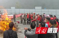 小沙江镇开展森林火情“131”机制培训暨防灭火应急演练
