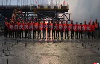 G59新新高速隆回段赧水特大桥顺利合龙