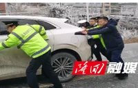 小沙江镇：严寒中的担当 风雪里的守护