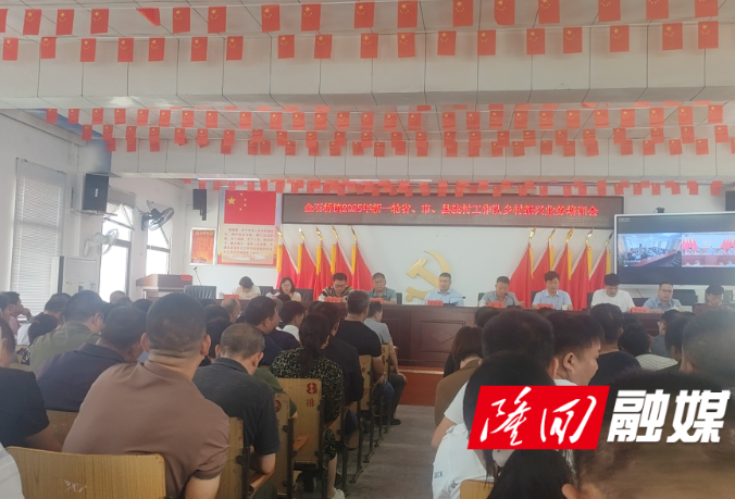 金石桥镇：精准赋能强基 驻村工作队齐聚充电
