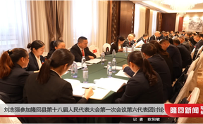 刘志强参加隆回县第十八届人民代表大会第一次会议第六代表团讨论