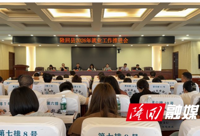 隆回县就业工作推进会召开