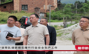 李谋带队调研烟花爆竹行业安全生产工作