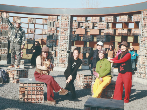 清水塘“圆形阵”成打卡新地标