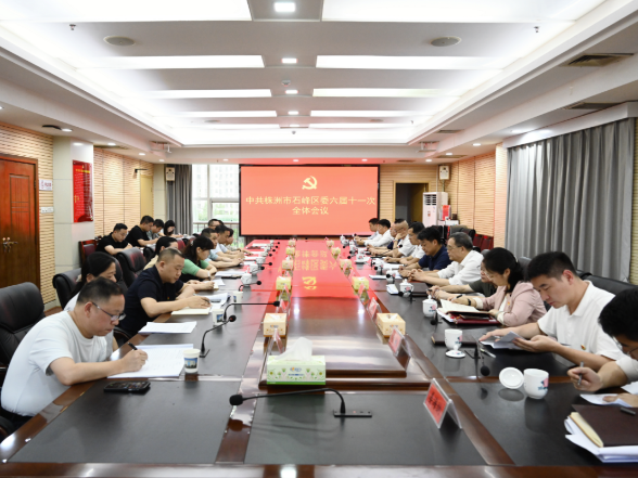 中共株洲市石峰区委六届十一次全体会议召开