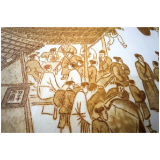 浏阳河丨耗时7年，一幅丝绢烙画《清明上河图》出炉！