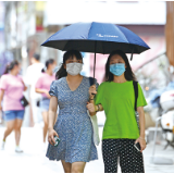 浏阳市气象台发布高温橙色预警 高温持续在线，注意防暑降温