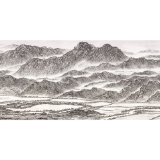 画家彭国柱“情系浏阳河”，500米巨幅长卷绘就大美浏阳河
