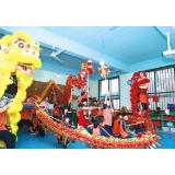 大瑶镇排山完小：一场龙狮表演舞出非遗风采