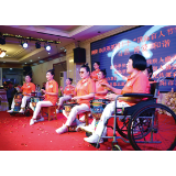 浏阳市庆祝第40个“国际盲人节”文艺汇演举行