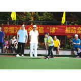 “我快乐我健康”门球挑战赛开赛