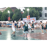 浏阳市首届“全BA”篮球赛金刚赛区开幕 12支代表队同台竞技