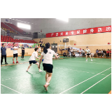 浏阳市第十四届机关运动会羽毛球决赛举行