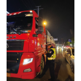 浏阳市公安局交通管理大队严查货运车辆违法行为