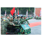 浏阳河幼儿园:迎国庆,亲子共筑国防情