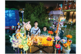 浏阳夜市里有个“练娃”手工摊