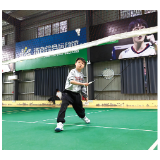 不迷屏幕只恋挥拍,寒假球馆里的“风”狂少年