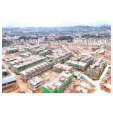 大瑶棠花安置区建设提速 花园式新家园加快成型