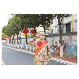 正青春 当兵去 绚烂焰火欢送新兵入伍