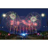 “浏阳烟花特别棒，每一个点都非常震撼”