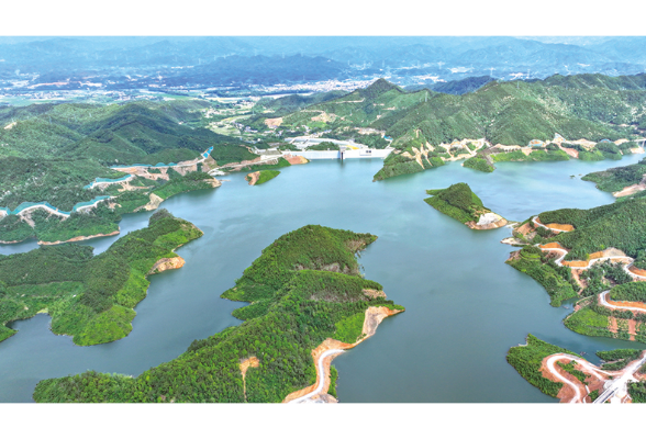 “飞阅”大项目丨椒花水库：高峡出平湖 碧波漾青山
