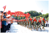 浏阳热血新兵“光辉起点”整装出征