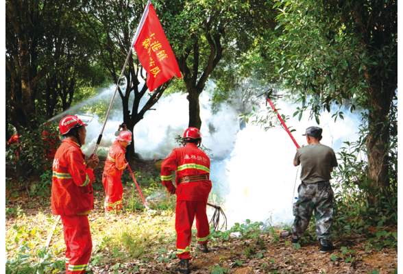 森林消防尖兵赛场“亮剑”