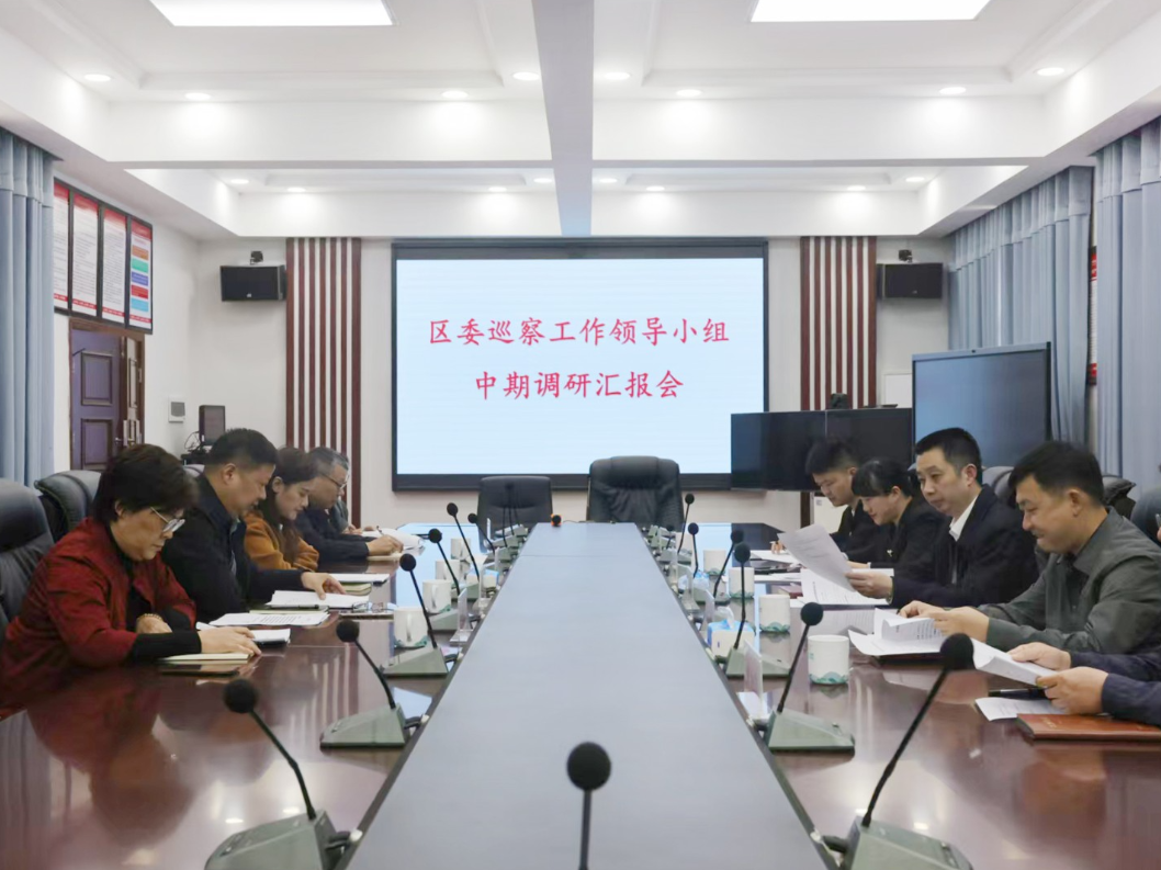 君山区委巡察工作领导小组全体成员深入巡察组驻地开展中期调研指导