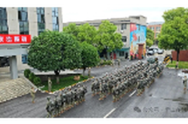 点验砺精兵 拉动强备战——君山区人武部组织民兵应急连点验拉动