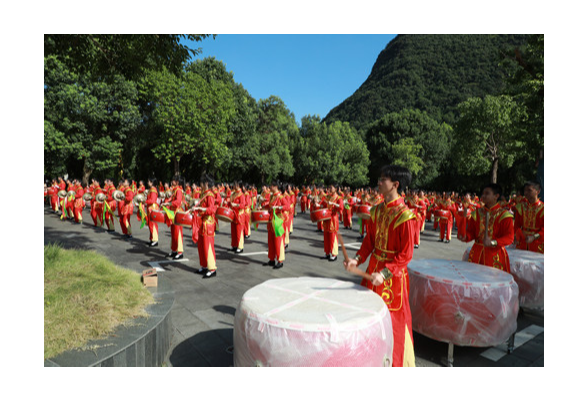 壬寅年湖南省公祭舜帝大典在宁远九嶷山举行首次联排