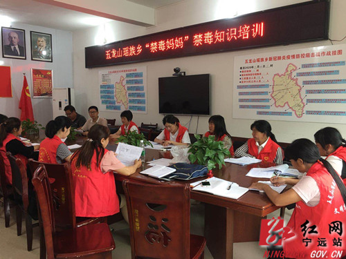 五龙山瑶族乡“禁毒妈妈”知识再培训_副本500.jpg