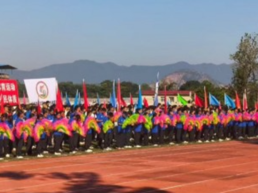 宁远：第五届中小学生体育节开幕