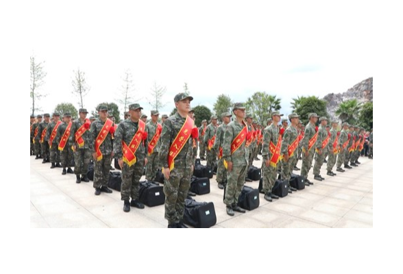宁远县举行2023年下半年新兵入伍欢送仪式