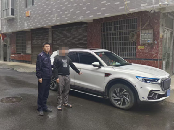 宁远公安成功破获“拉车门”盗窃案