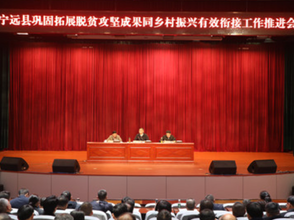 宁远县召开巩固拓展脱贫攻坚成果同乡村振兴有效衔接工作推进会