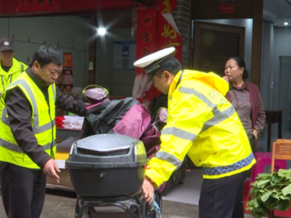 宁远县文庙街道：开展联合执法整治行动