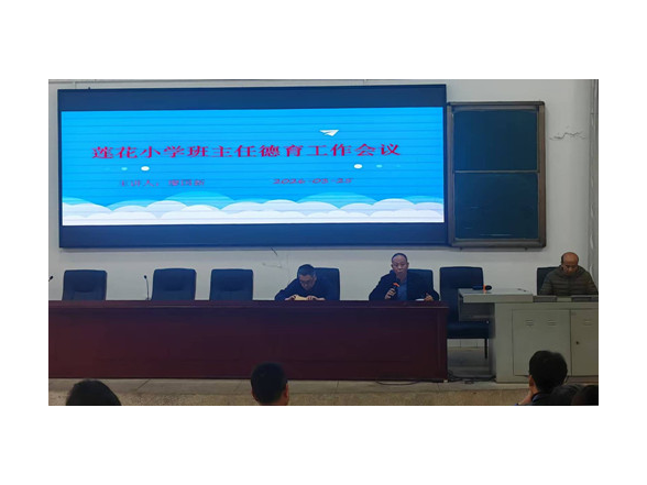 宁远县莲花小学召开班主任工作培训会