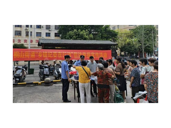 宁远县桐山街道：纪法宣传进广场