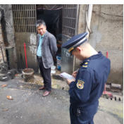 长青街道甘子冲社区开展餐饮行业污染排放整顿