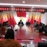娄星区总工会传达学习贯彻党的十九届五中全会精神