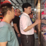 区市场监管局督导一线创文工作
