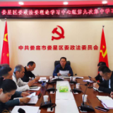 区委政法委召开理论学习中心第九次（扩大）集中学习