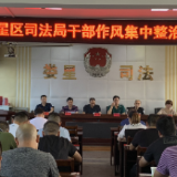 区司法局开展干部作风集中整治动员大会
